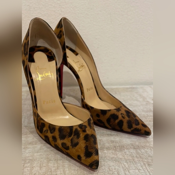 Christian Louboutin Leopard Print - Picture 1 of 2
